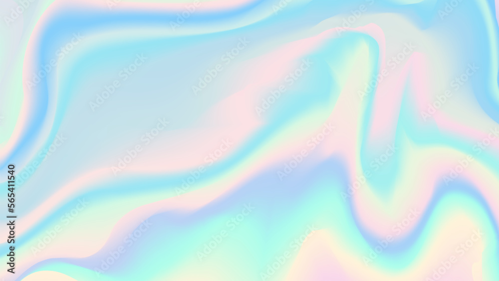 abstract holographic rainbow gradient background in retro style