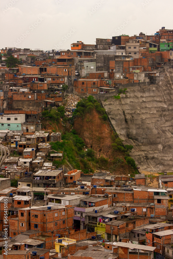 Favela sao paulo Brazil