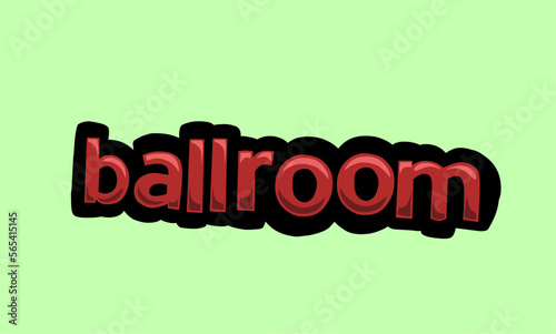 Green screen animation video written ballroom