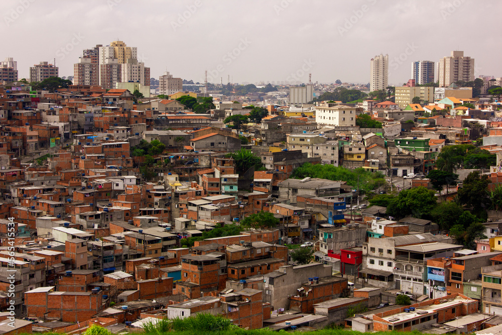 Fototapeta premium Favela sao paulo Brazil