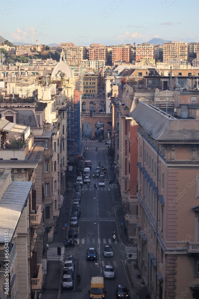 Fototapeta premium view of the city
