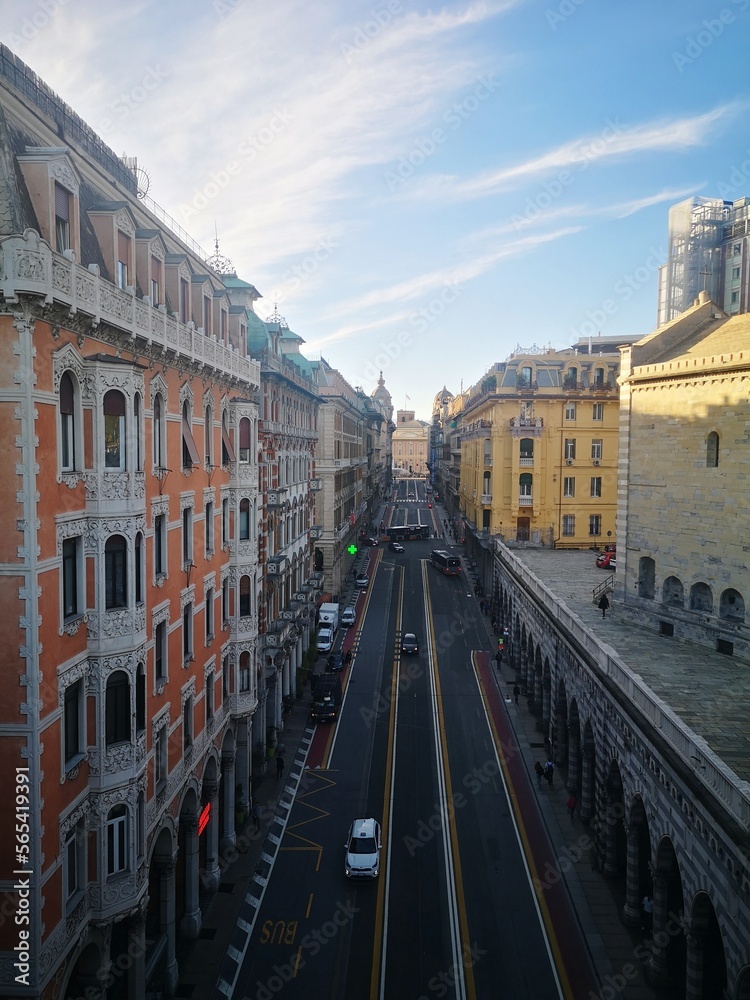 Naklejka premium ponte vecchio city