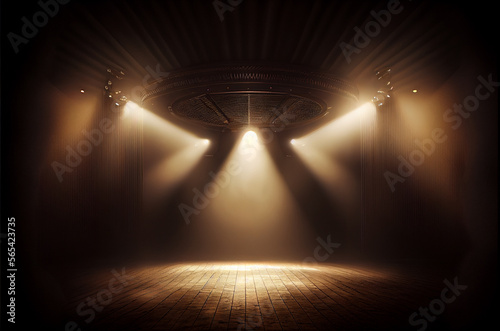 spotlight on stage photo