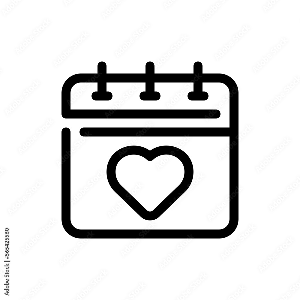 calendar line icon
