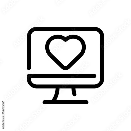 computer line icon