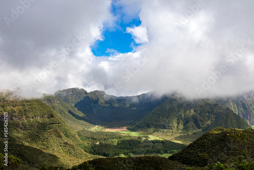 La Plaine-des-Palmistes, Reunion Island - The small plain on the way to Bebour pass
