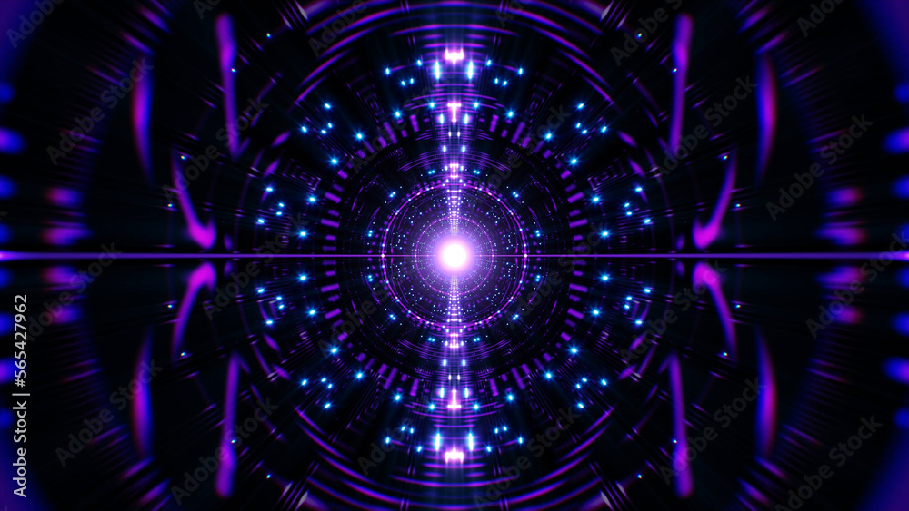 Digital neon light visual jockey art background Digital neon light visual jockey art background