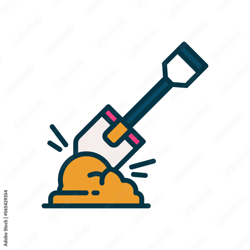 shovel icon for your website, mobile, presentation, and logo design. shovel icon for your website, mobile, presentation, and logo design.