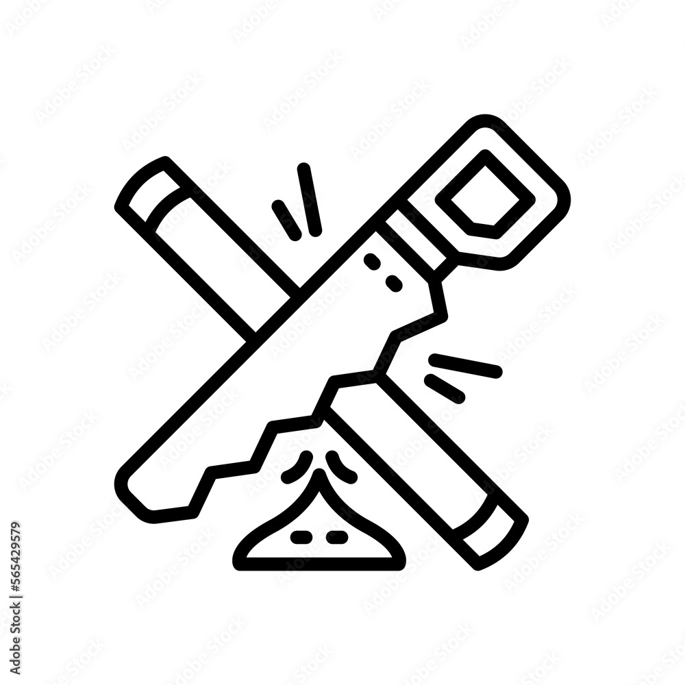 hand saw icon for your website, mobile, presentation, and logo design. hand saw icon for your website, mobile, presentation, and logo design.