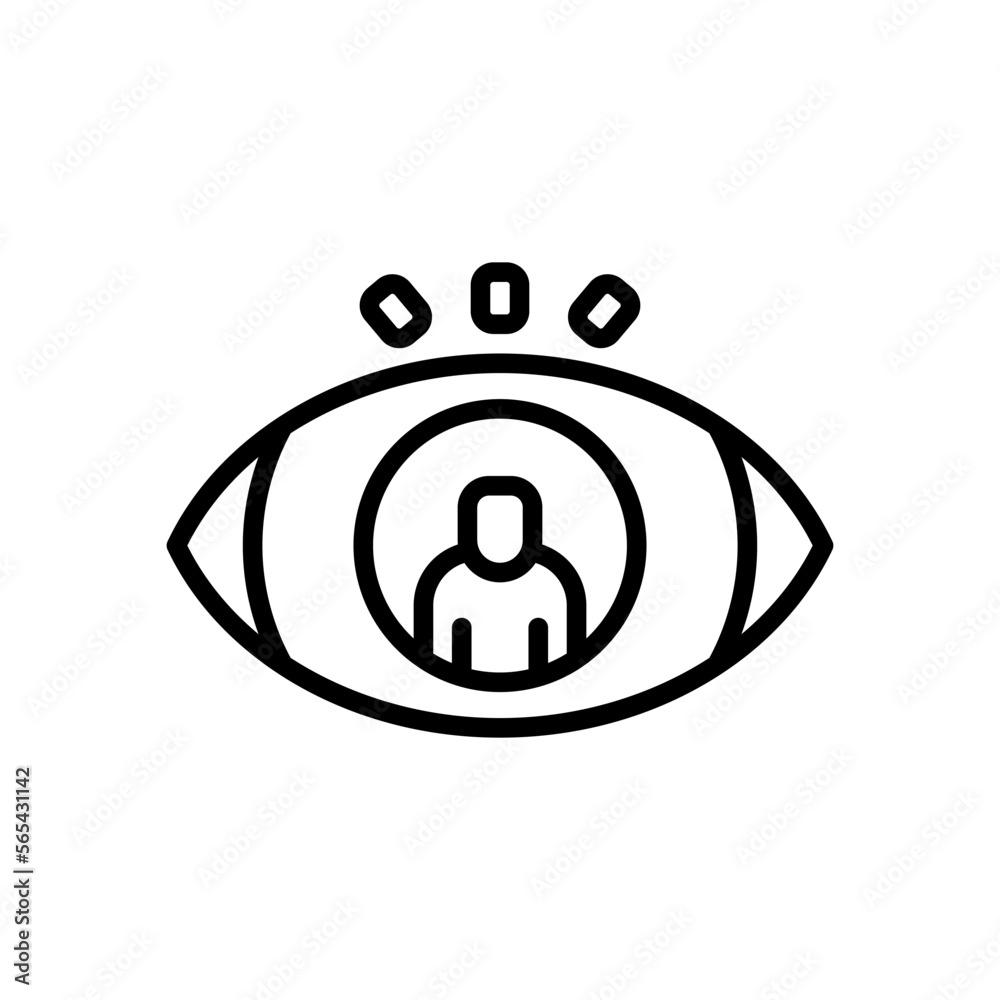 vision icon for your website, mobile, presentation, and logo design. vision icon for your website, mobile, presentation, and logo design.