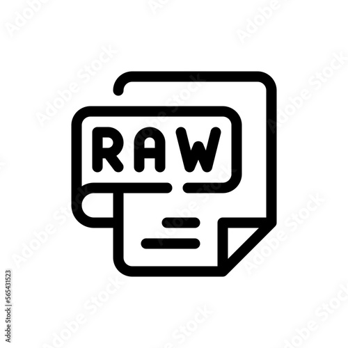 raw file icon