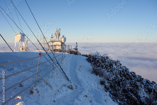 Weather station on Ceahlau mountain, Romania