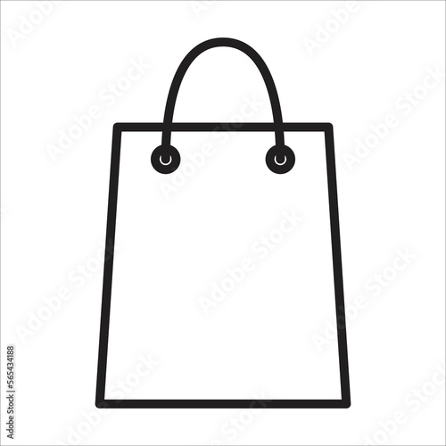 goody bag - gift - shopping - discount - icon vector design template