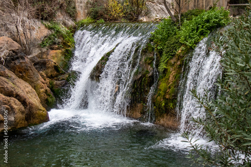 Waterfalls in Fuentes del Algar  Alicante  Spain