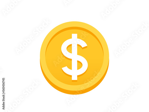 Dollar golden coin, pence, Pixel perfect