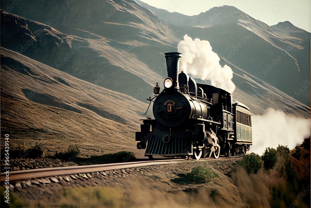 Obraz premium Old locomotive