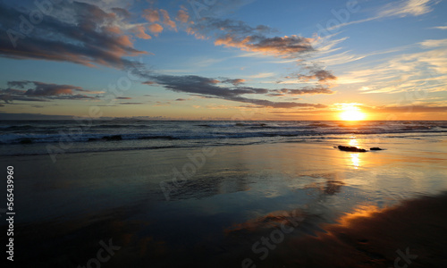 Sunrise on Bay of Plenty - Waihi Beach - New Zealand