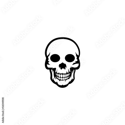 skull can be used for logo, icon tattoo
