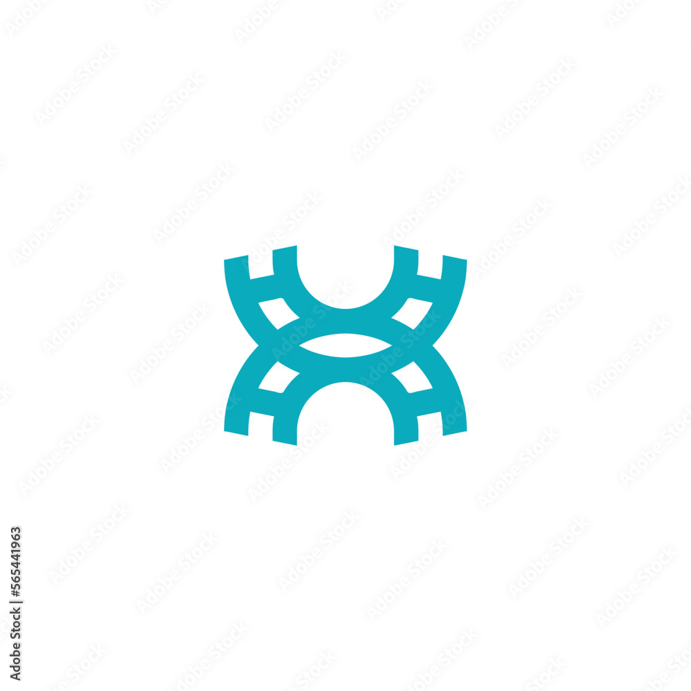 X photographer logo film frame