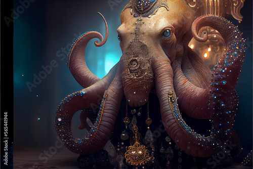 Fotografia Highly Jeweled Octopus