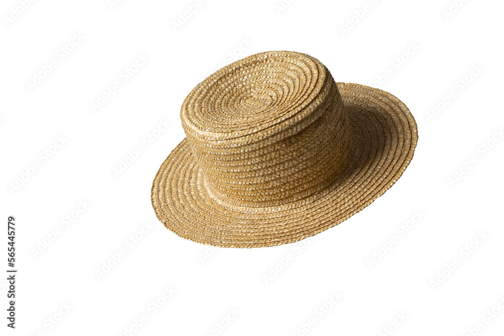 Straw hat. Isolate. PNG - obrazy, fototapety, plakaty 
