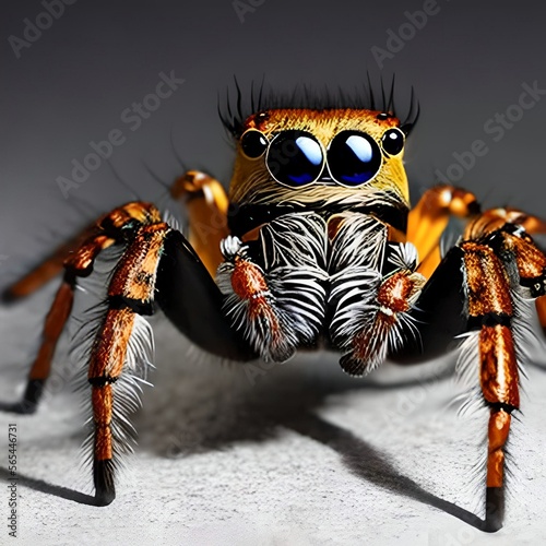 Cute jumping spider © Raymond