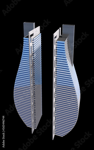 Futuristic City High-rise Architecture