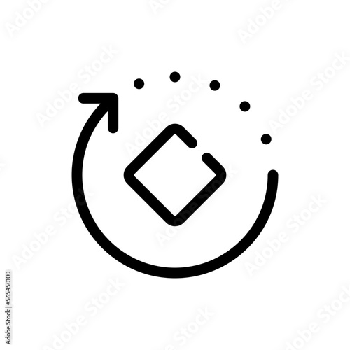 rotate line icon
