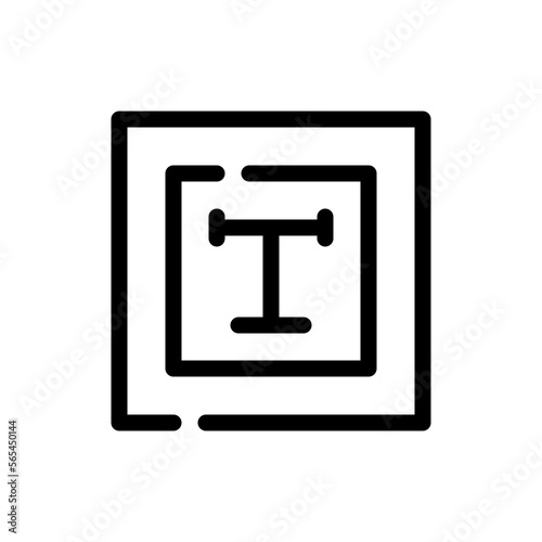 text edit line icon