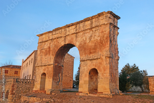 Roman arch of Medinaceli in Spain