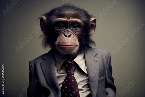 Animal in business Suit - Monkey