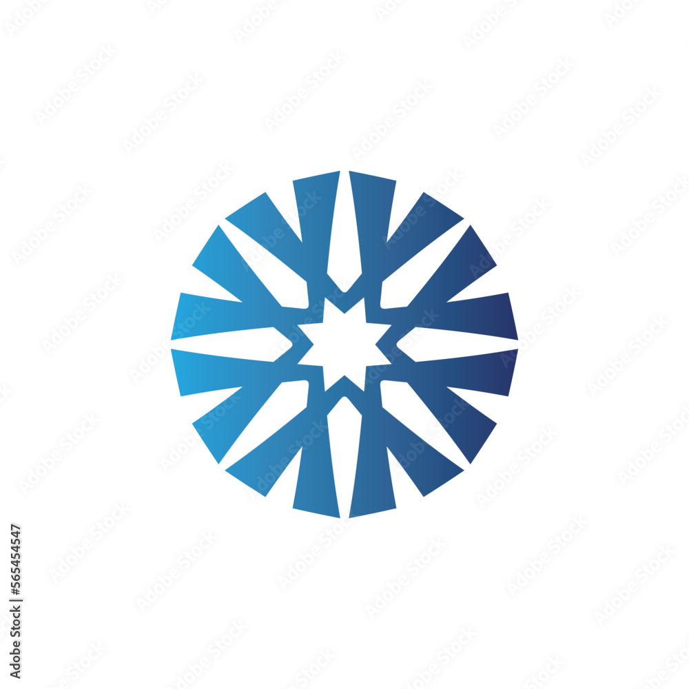 Decorative inspirational icon in blue tones, catchy, minimalist. Decorative inspirational icon in blue tones, catchy, minimalist.