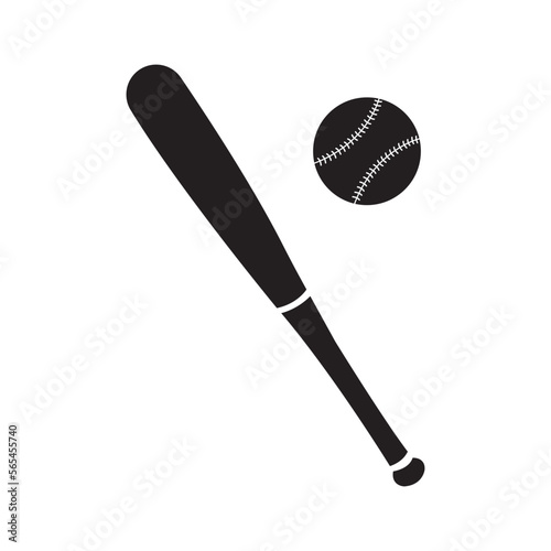 baseball icon logo vector design template