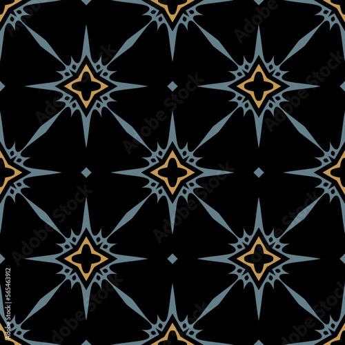 Abstract tileable geometric pattern. A seamless background, vintage texture.	