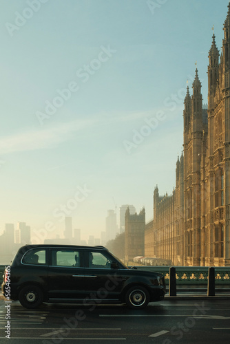 Cab at the palace of westminster