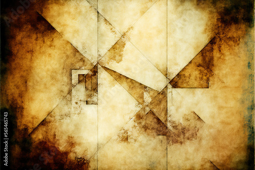 Abstract geomtric texture made by generative AI photo