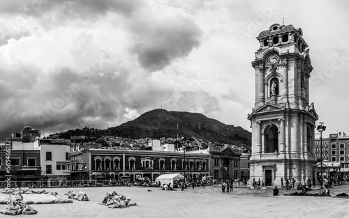 Independence Square and Monumental Clock of Pachuca, Pachuca de Soto, Hidalgo, Mexico. photo