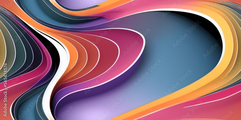 Smooth wave flowing rainbow gradient background 3D, liquid abstract wallpaper design. Smooth wave flowing rainbow gradient background 3D, liquid abstract wallpaper design.