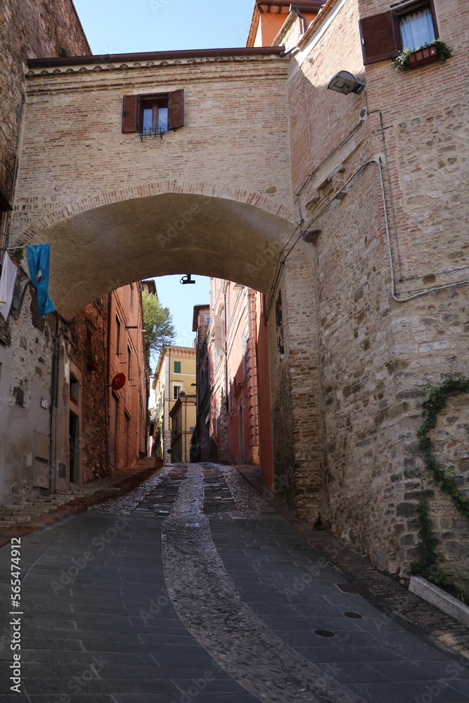 Archway in Perugia, Italy Umbria