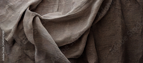 beige rough cloth wave texture background with Generative AI Technology