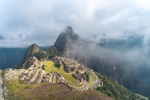 Machu picchu view hight Cusco - Peru
