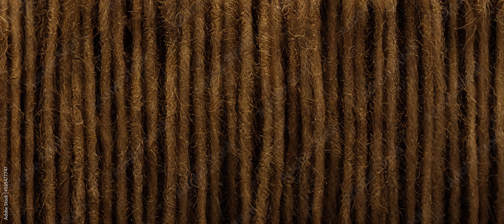 brown slap rope pattern texture background with Generative AI Technology