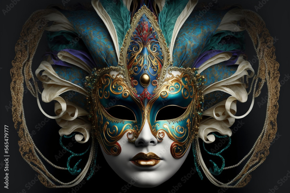 máscara, carnaval, pena, pluma, verde, detalhado, realístico, Vêneto, mascarar, Veneza, festa, costume, capa, cara, mistério, festejos, Itália, fantasia, disfarce, teatro, mascarada, celebração