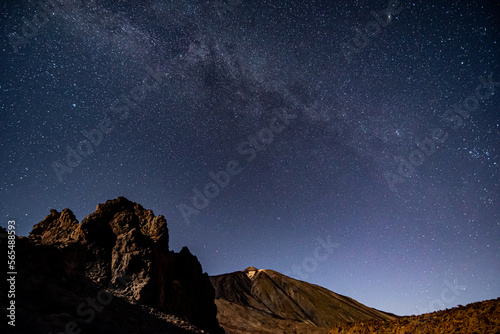 Stargazing at Teide National Park, Tenerife, Spain.
