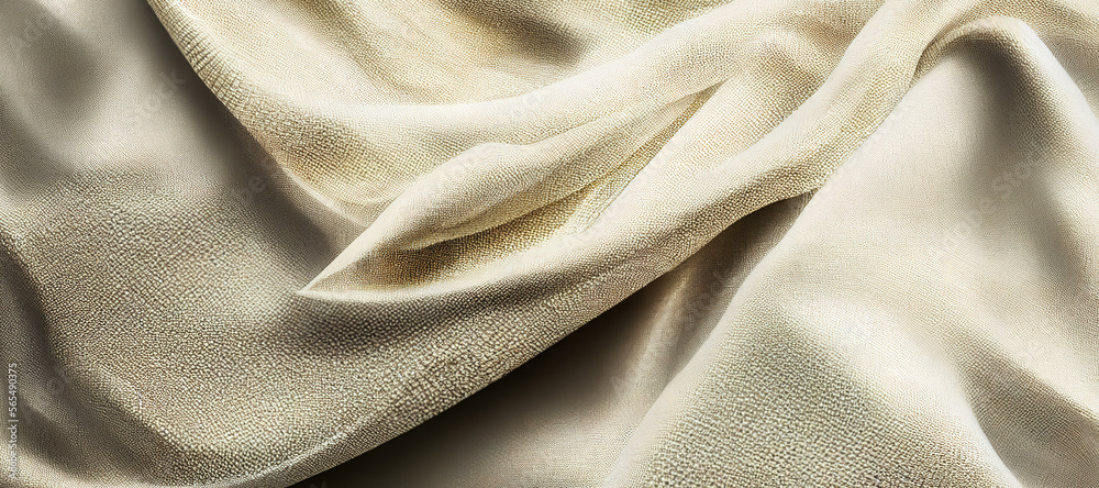 cream color cloth wave rough texture background with Generative AI Technology cream color cloth wave rough texture background with Generative AI Technology
