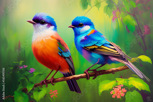 Paradise birds © Warren