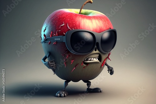 Evil Apple Zombie Style