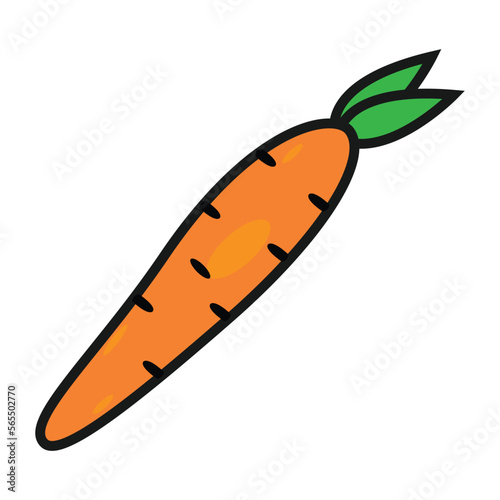 carrot icon vektor