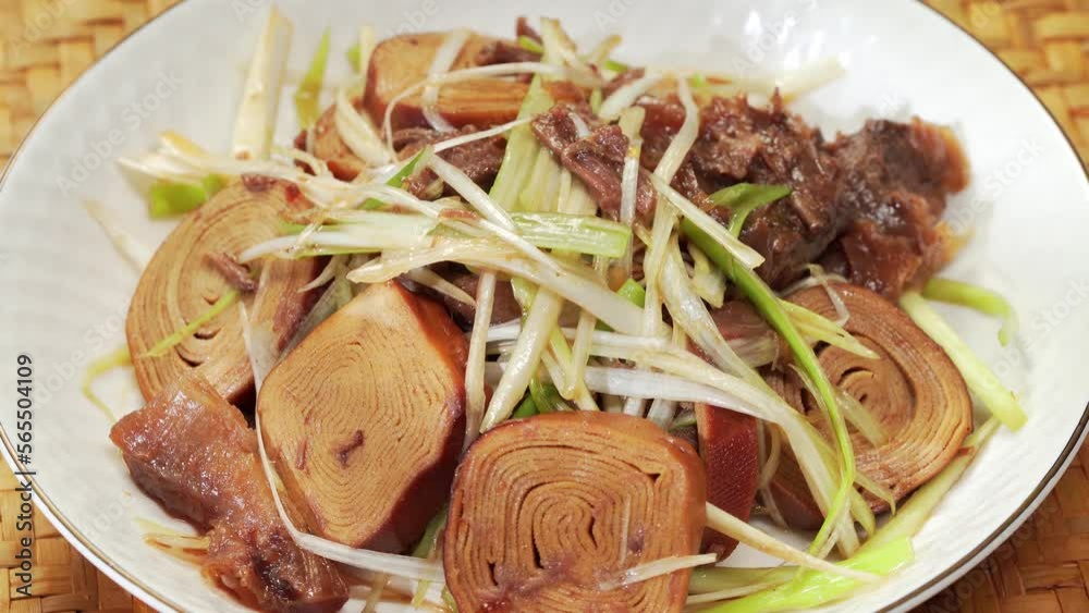 Braised Vegetarian Chicken with Northeast China's Special Cold Dish Braised Vegetarian Chicken with Northeast China's Special Cold Dish