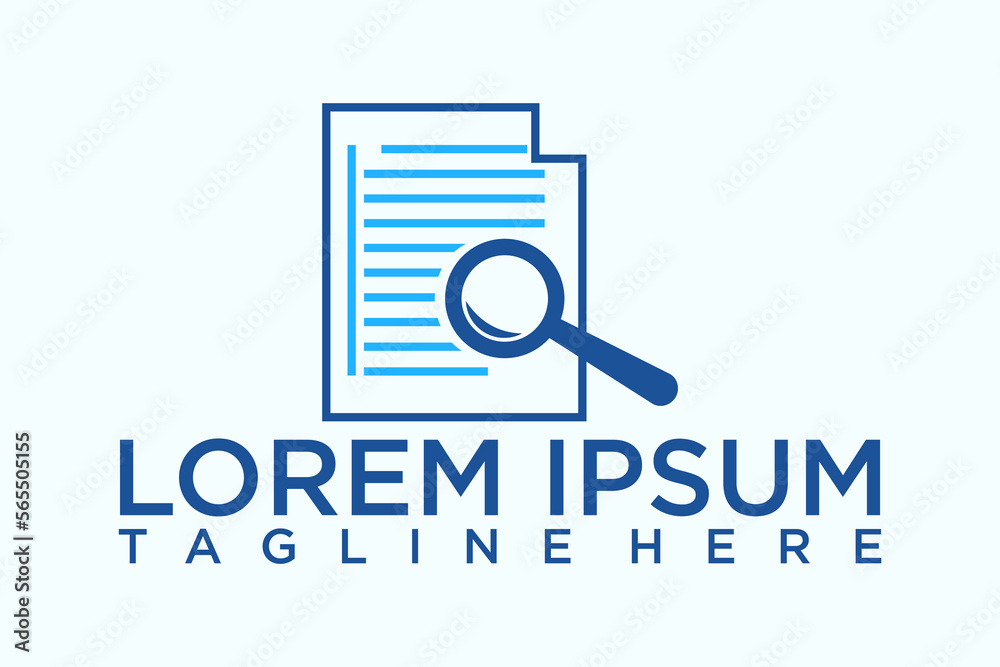 review icon like thin line loupe on paper. concept of market data statistics research or business forecast review icon like thin line loupe on paper. concept of market data statistics research or business forecast